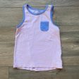 Cat & Jack Pink Blue with Pocket Tank Top- Size 4T (see notes) Fashion