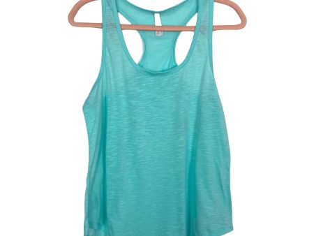 EttelLut Turquoise Racerback Tank- Size L For Cheap