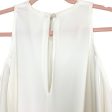 Blue Blush White Cut Out Sleeve Top- Size S Online Sale