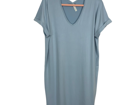 MTS Light Blue Shirt Dress- Size S Cheap