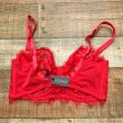 Figleaves Red Pulse Lace Underwired Balcony Bra NWT- Size 34I Supply