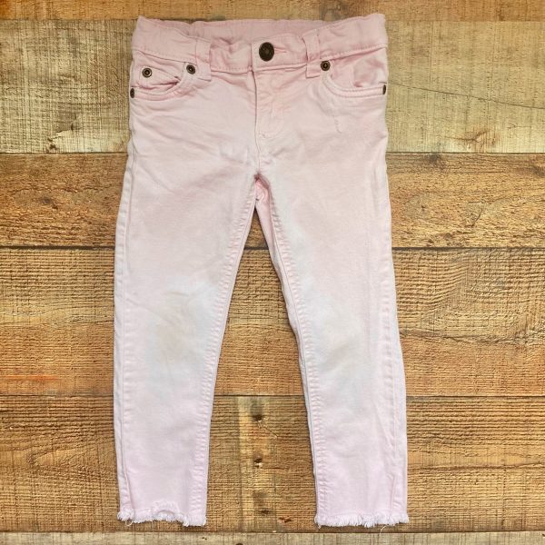 Carter s Pink Frayed Hem Pants- Size 4T Hot on Sale