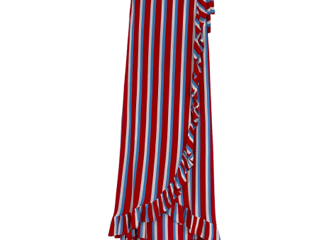 Lovers and Friends Red White Blue Wrap Skirt NWT- Size M (we have matching top) Online Hot Sale