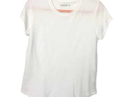 Abercrombie & Fitch White Crew Neck Tee- Size S Online now