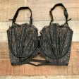 Figleaves Black Copper Mila Lurex Underwired Balcony Bra NWT- Size 34I Fashion