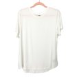 Old Navy White Crew Neck Top NWT- Size L Hot on Sale