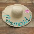 Two Baked Buns Mermaid Straw Hat NWT Hot on Sale