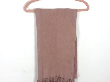 Sole Society Pink Fringe Scarf For Sale