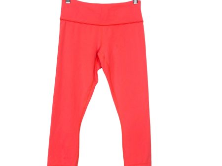 Lululemon Neon Coral Cropped Leggings- Size 4 (Inseam 20 ) Supply