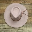 No Brand Pink Brown Braid Belted Wool Hat Online Sale