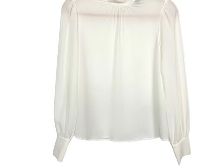 Forever 21 White Long Sleeve Top- Size S (see notes) Hot on Sale