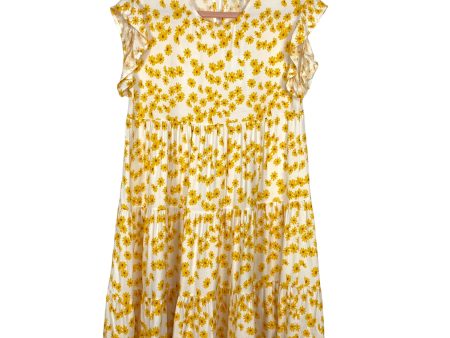 Petal + Pup White and Yellow Floral Print Dress NWT- Size 6 For Cheap