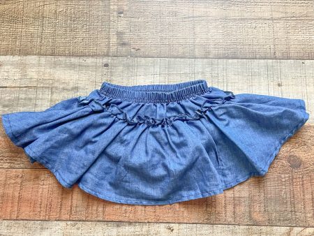 No Brand Chambray Onesie Skirt- Size ~6-12M (see notes) Online Sale