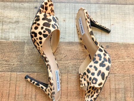 Steve Madden Real Fur Printed Cow Hair Heels- Size 8.5 (see notes) Discount