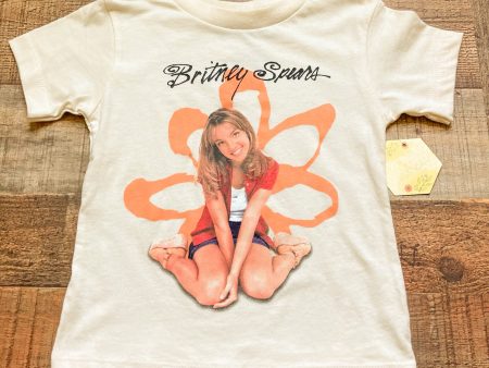 Britney Spears Ivory Kid s Graphic Tee NWT- Size 2T Online Hot Sale