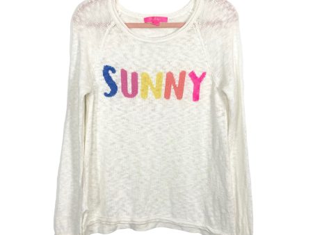 Lilly Pulitzer Open Knit Sunny Sweater- Size S Hot on Sale