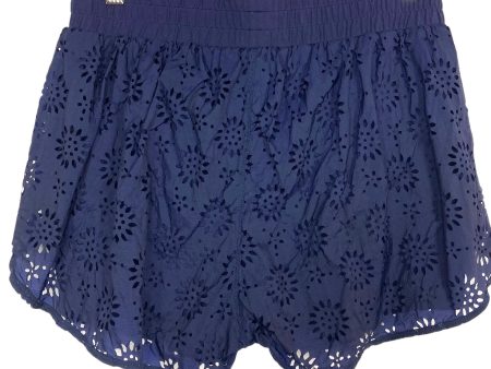 Aerie Navy Eyelet Biker Lined Shorts- Size M Discount