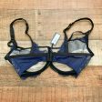 Figleaves Midnight Blue Ivory Amelie Peep Strapping Underwired Balcony Bra NWT- Size 34I Supply