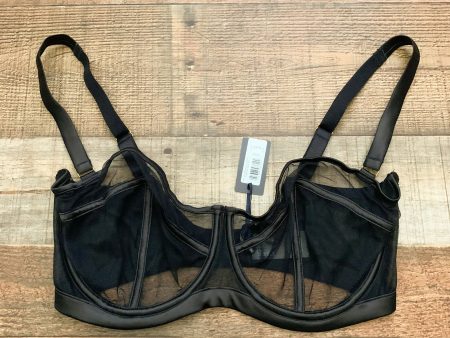 Figleaves Black Pimlico Non Pad Underwired Sheer Balcony Bra NWT- Size 34I Online Sale