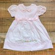 Lullaby Set Pink with Embroidered Flowers and Pink Sash Dress- Size 2T Online Sale