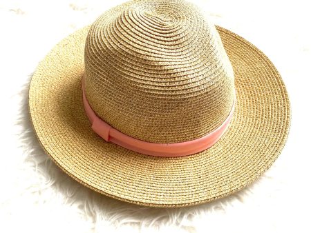 Sonoma Straw Coral Brim Hat Fashion