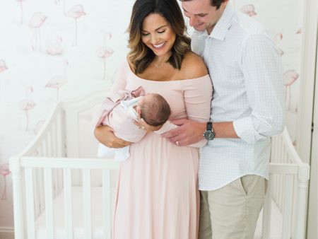 Pink Blush Maternity Off the Shoulder Pink Dress- Size S (sold out online) Hot on Sale