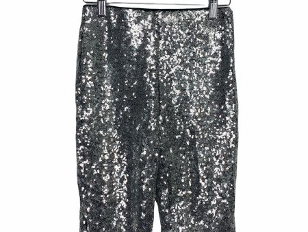 Grey Lab Silver Sequin Biker Shorts NWT- Size XS (sold out online) Online Sale