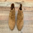 Able Camel Suede Like Heel Shoes- Size 8 Online now