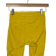 Outdoor Voices Neon Yellow and Mustard Color Block Cropped Leggings- Size XS (Inseam 24.5 ) Sale