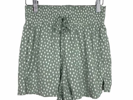 Abercrombie & Fitch Green Dot Shorts NWT- Size XS For Cheap