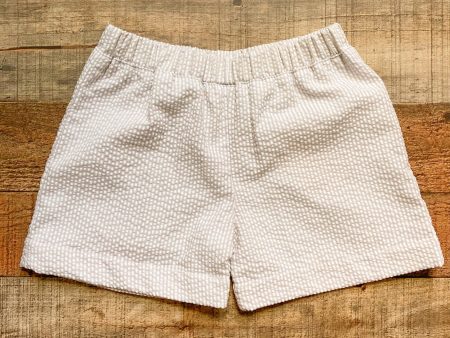 The Beaufort Bonnet Company Tan Seersucker Shorts NWT- Size 4T Online now