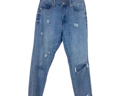 After Market Distressed Raw Hem Jeans- Size 25 (Inseam 25”) Hot on Sale