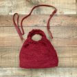 Sole Society Maroon Scrunched Handle Handbag (In Like New Condition!) Online Sale