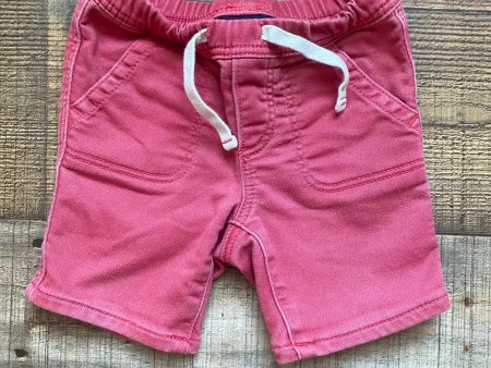 Gap Denim Red Faux Draw String Shorts- Size 3-6M Hot on Sale