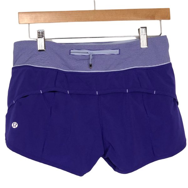 Lululemon Purple Speed Shorts- Size 4 Supply