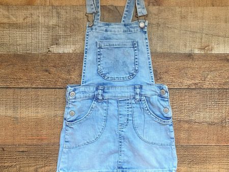 Cat & Jack Light Overall Dress- Size 4T Online