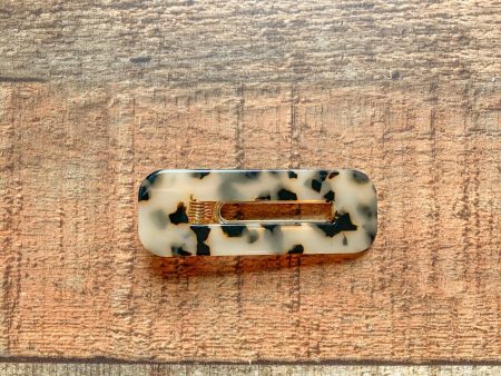 No Brand Tortoise Rectangle Hair Clip NEW Sale