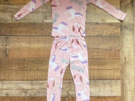 Just One You Pink Unicorn Bunny Owl Pajama Set- Size 5T Online Hot Sale