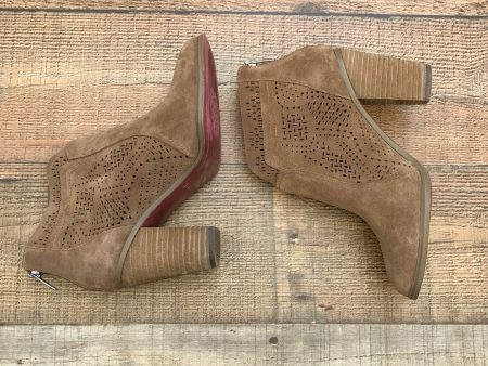 Vince Camuto Tan Frasitta Booties- Size 8 Online Sale