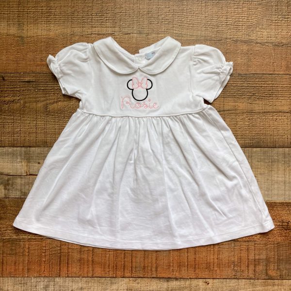 Baby Bliss Cotton Embroidered Rosie Minnie Collared Top Dress- Size 2T Sale