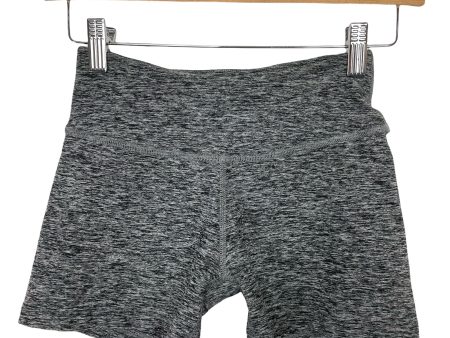 Beyond Yoga Heathered Grey High Waisted Yoga Shorts- Size S Hot on Sale