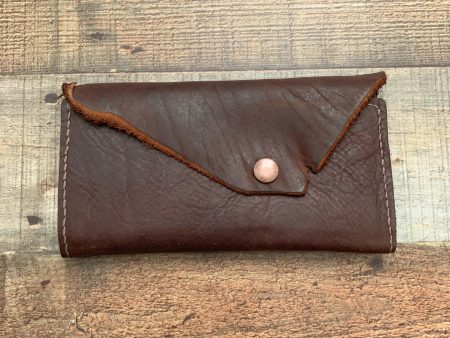 No Brand Brown Genuine Leather Wallet Sale