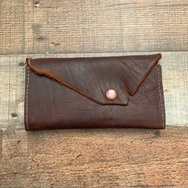 No Brand Brown Genuine Leather Wallet Sale