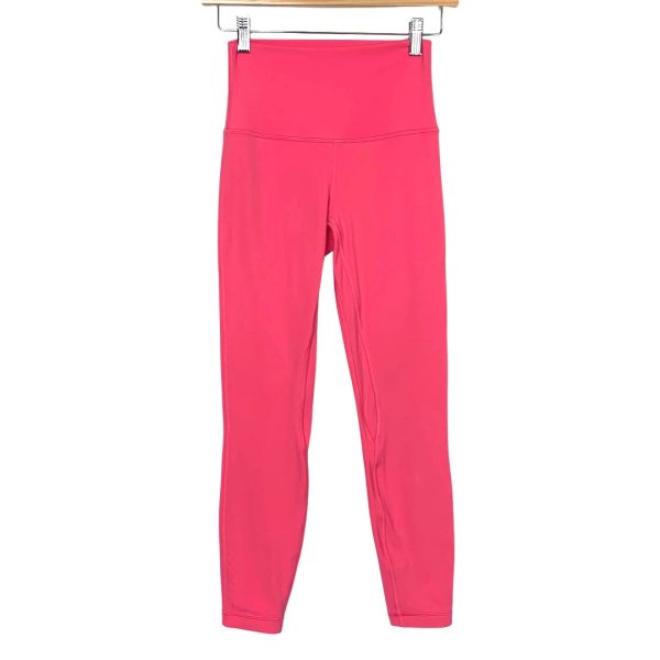 Lululemon Pink Leggings- Size 4 (Inseam 24.5”) Online Hot Sale