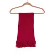 No Brand Magenta Fringe End Scarf Online Sale