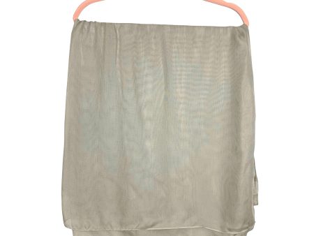 No Brand Light Grey Sheer Scarf Online Hot Sale