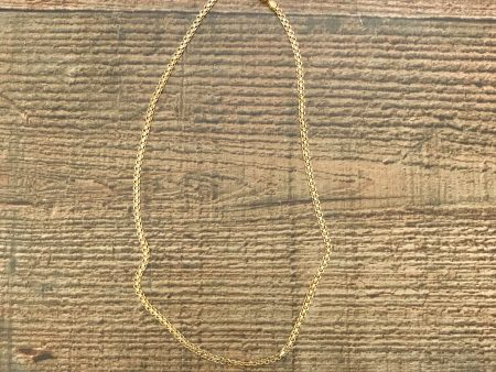 18K Gold Plated Lightweight Choker Necklace Hot on Sale