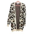 Pink Lily Cream Animal Print Cardigan- Size S Supply