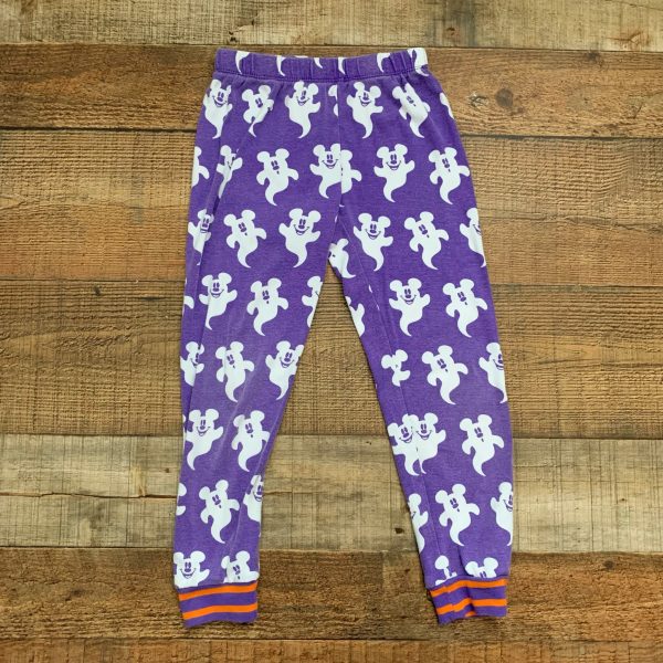 Disney Purple Mickey Ghost Pajama Set- Size 6 Sale