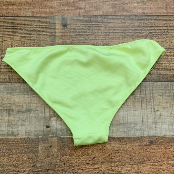 Victoria s Secret Neon Yellow Swim Bottoms- Size M Sale